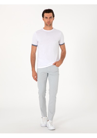 Cacharel Buz Mavisi Slim Fit Pamuk Karışımlı Jean Pantolon Mavi