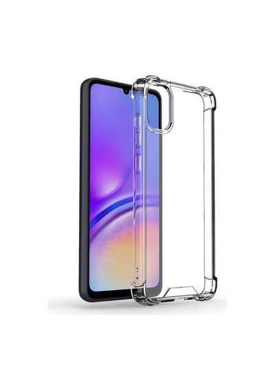 Samsung Galaxy A05 Kapak Şeffaf Airbag Antishock Köşe Korumalı Silikon Kılıf