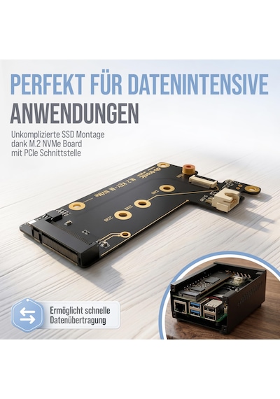 Db-tronic Raspberry Pi 5 8gb Pcıe M.2 Nvme Seti 64gb Sürümü Güç Kaynağı 27w Metal Kasa Aktif Soğutucu M.2 Nvme Ssd Pcıe Kartı Akıllı Ev, Retro Oyun Ve Ev Asistanı İçin İdeal Db-tronic Raspberry Pi 5 8gb Pcıe M.2 Nvme Seti 64gb Sürümü Güç Kaynağı 27w Metal Kasa Aktif Soğutucu M.2 Nvme Ssd Pcıe Kartı Akıllı Ev, Retro Oyun Ve Ev Asistanı İçin İdeal