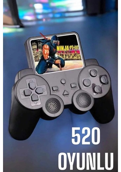 Mey İthalat Gamepad 520 Oyunlu Ekranlı Oyun Kolu Tv Uyumlu