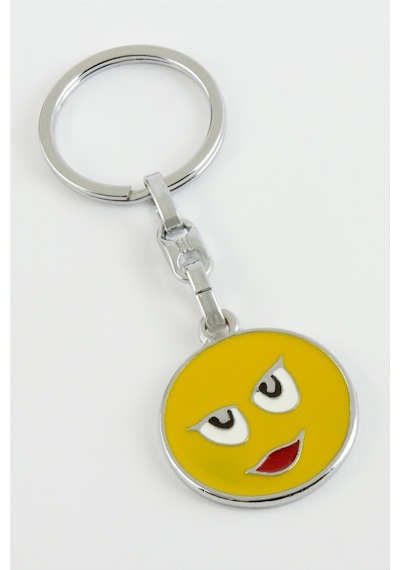 Emoji Metal Anahtarlık Altın