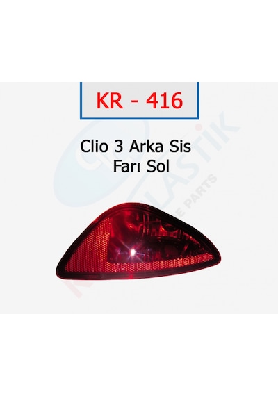 Clio 3 Hb Arka Sol Reflektör Arka Sis