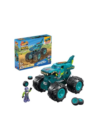 Hdj95 Mega. Hot Wheels Wrex Monster Truck. 187 Parça. 5 Yaş