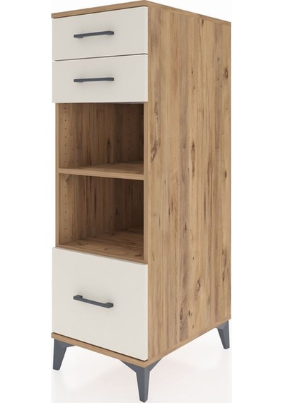 Kronos Dolap 2 Raflı 3 Çekmeceli 44x59x134 Çam-aytaşı Atlas Çam