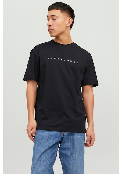 Jack & Jones JJESTAR JJ TEE Erkek  Siyah Tişört