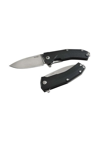 Lionsteel Kur G10 - Black Handle Kamp Çakı Siyah