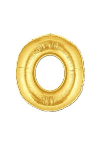 O Harf Folyo Balon Altın Renk 40 İnç 5691 256