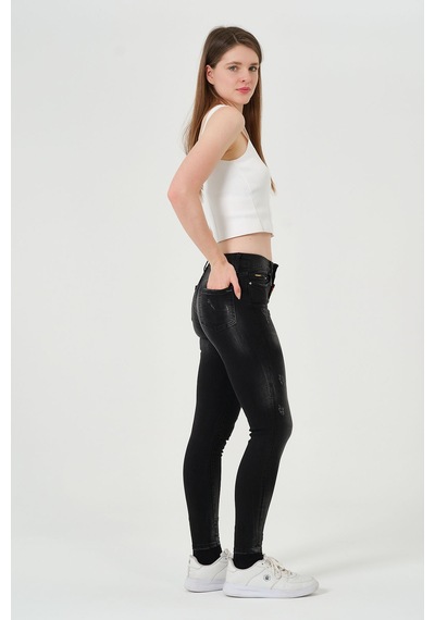 Barmore Skinny Fit Jean Kadin Siyah