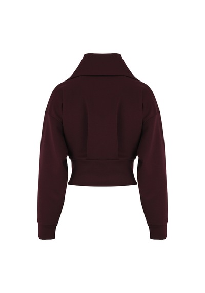 Discovery Expedition D6wl-swt3558 Bordo Kadın Sweatshirt Mürdüm