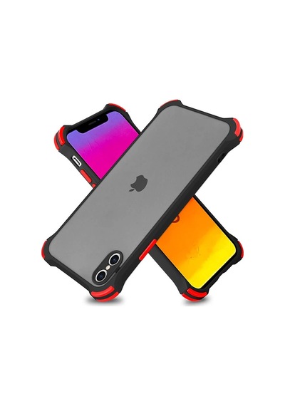 Ally Apple iPhone Uyumlu Xs Max 6.5 İnch Shokproof Kamera Koruma Darbe Emici Kılıf- 5775 Mavi