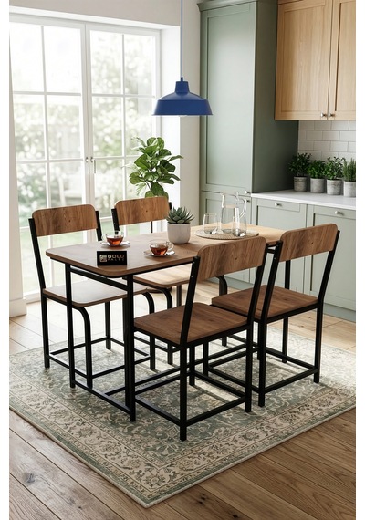 Mutfak Masa Takımı 4 Sandalyeli Yemek Masası Set Cafe Balkon Bahçe Masa Sandalye Minör 9800 Beyaz Kahverengi Mutfak Masa Takımı 4 Sandalyeli Yemek Masası Set Cafe Balkon Bahçe Masa Sandalye Minör 9800 Beyaz Kahverengi