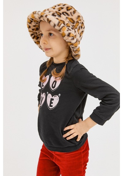 Benittokids Kız Çocuk Peluş Bucket Şapka 7001