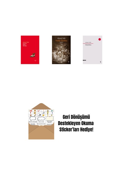 Kalbim Unut Bu Şiiri Ciltli + Vedâ Divânı Bez Ciltli + Söylesen + Okuma Sticker'ları