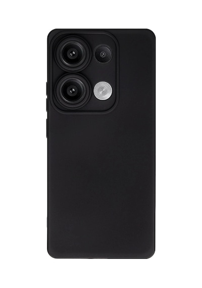 Herşeytrend Xiaomi Redmi Note 13 Pro 4g Kılıf Nano İçi Kadife Silikon - Siyah Çok Renkli