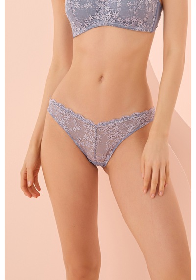 Loya Kadın Mavi Daphe V Slip Külot Mavi