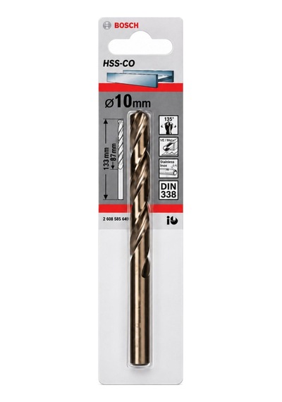 Hss-co Metal Matkap Ucu 10x133 Mm