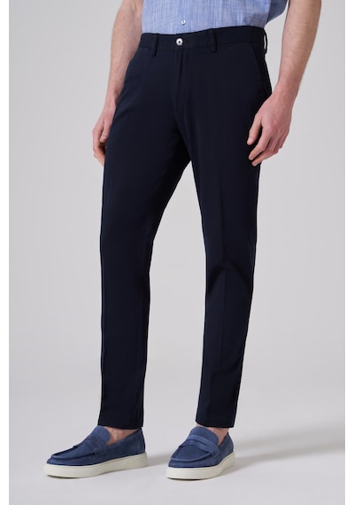 Morven Erkek Lacivert Pamuk Trend Dynamic Fit Chino Pantolon 26ks003006200 Lacivert