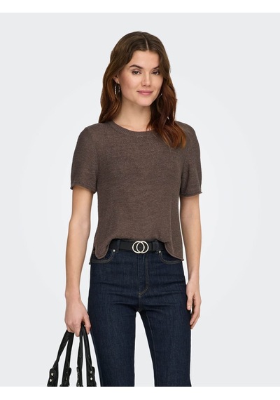 Only Onlsunny Kahverengi Kadın T-shirt 15254282 Kahverengi Only Onlsunny Kahverengi Kadın T-shirt 15254282 Kahverengi