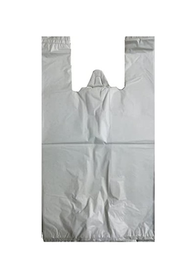 Büyük Boy Kalın Hışır Atlet Çöp Poşeti, 30x60 Cm, 5 Kg Kapasite