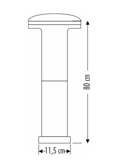 Cata Napoli Dekoratif Bahçe Aydınlatma Armatürü Ct-7018