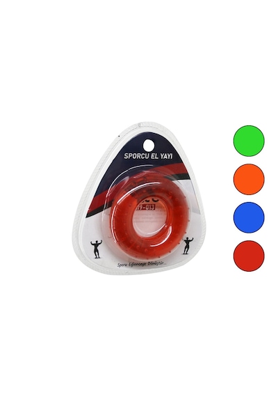 Halka Model Şeffaf - Renkli Sporcu Silikon El Yayı 4801