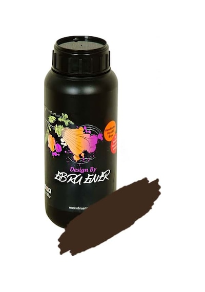 Ebru Ener Anka Vernikli Genel Yüzey Boyası Koyu Kahve 500 G