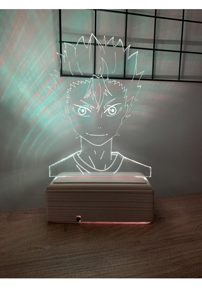 Haikyuu Nishinoya 16 Renk Gece Lambası
