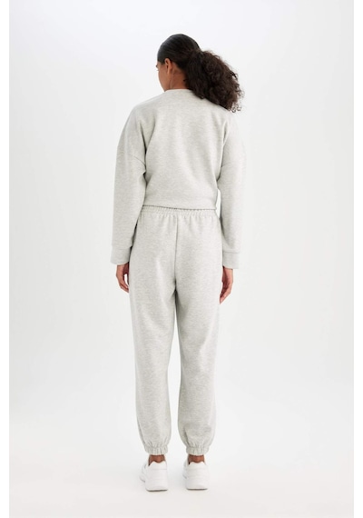DeFactoFit Oversize Geniş Kalıp İnce Sporcu Eşofman Altı Çift Cepli Jogger Paça Standart Boy Skuba Dalgıç Kumaş Z6694AZ24AUGR93