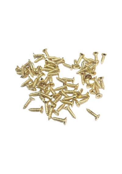 Sarı 1000 Adet Klips Vidası 2,2x7,5 Mm Yhb - Konik Başlı Kutu, Sandık, Ayak, Askı, Mini Vida 0-8