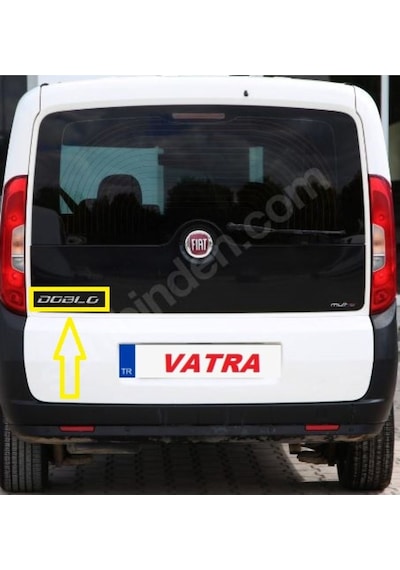 Doblo Combi 1.6 Multijet Maxi Premio Plus 2019 Doblo Ve Multijet Krom Bagaj Yazı Set