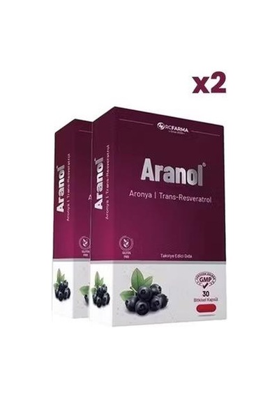 Aranol Aronya Trans Resveratrol 30 Kapsül X2 Adet