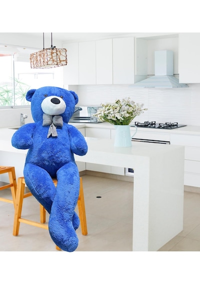 160 Cm Sevgiliye Özel Romantik Dev Boy Papyonlu Peluş Ayı- % 100 Yerli 001