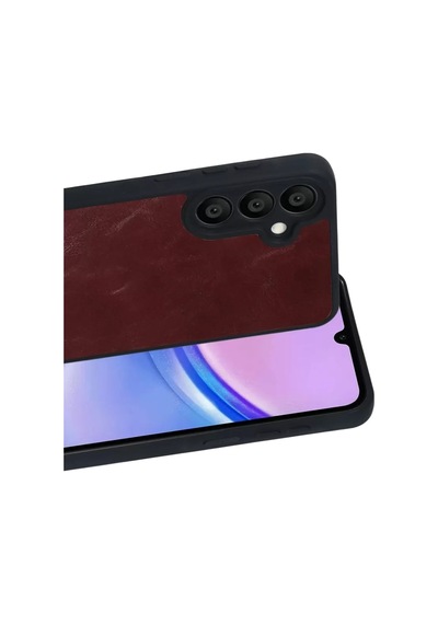 Newface Samsung Galaxy Uyumlu  A57 5g Aras Deri Kapak - Bordo