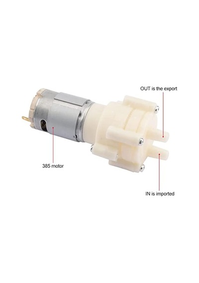 Mini Su Pompası Dc 6-12v R385 Akvaryum Sera 90-120 L/h Bitki Sulama Hava Motoru - Akvaryum Su Pompası