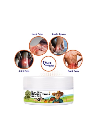 Süper İbn-i Sina Vücudunuza Kuyruk Yağı&bal Özü Bakım Kremi 50 Ml X 2 Ad + Çörek Otu Yağ İle