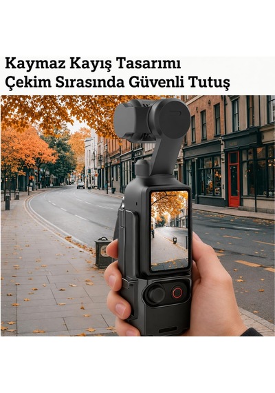 Djı Osmo Pocket 3/4 İle Uyumlu El Kayışlı Cold Shoe Aparatı Ptk43