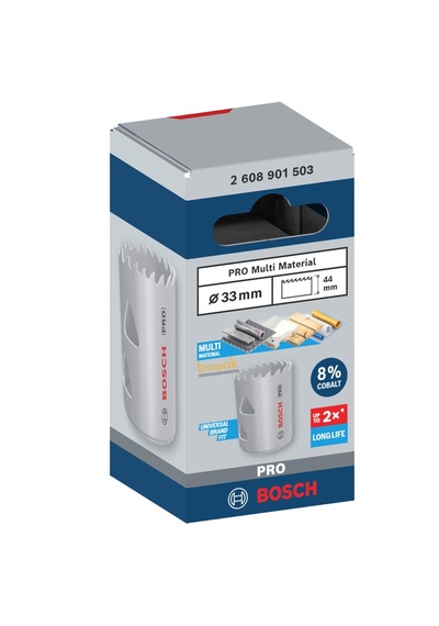 Bosch Pro 33 Mm Multi Vidalı Bi-metal Panç 2608901503