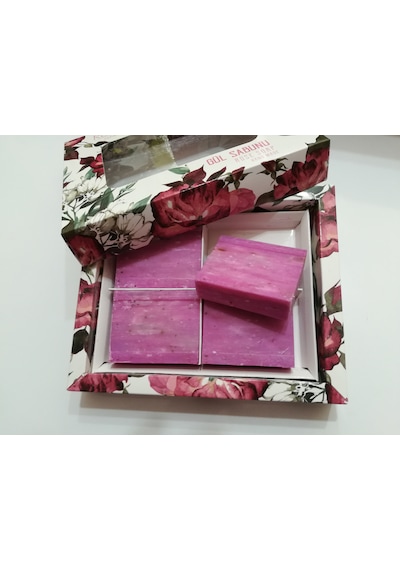 Rosella El Yapımı Gül Özlü Sabun 80x4 320gr