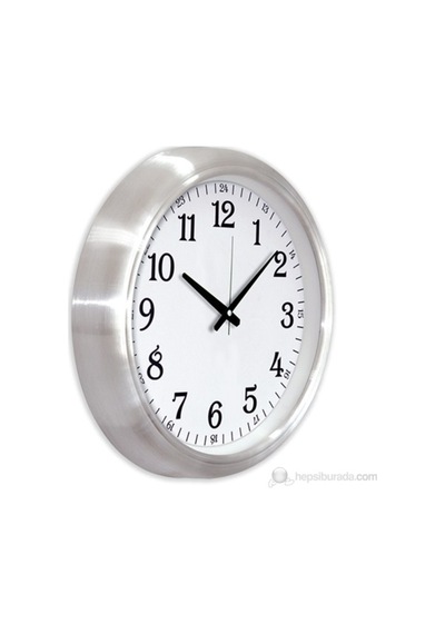 Time Gold Salon Ofis Duvar Saati Metal 48 Cm Altın