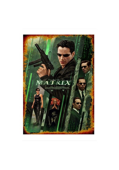 Bedeko Matrix Hediyelik Mdf Tablo 50 Cm X 70 Cm