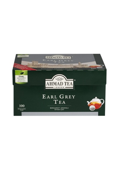 Ahmad Tea Earl Grey Demlik Poşet Çay 100'lü 320 G - 5 Adet Tarı