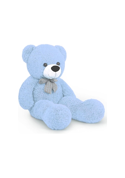 Papyonlu Sevimli Peluş Şaşkın Ayı 80 Cm - Sevgiliye Özel Hediye 001