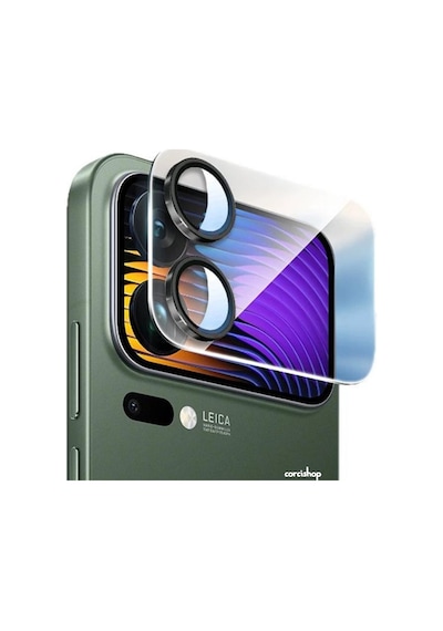 Xiaomi 17 Pro Max Uyumlu Kamera Koruyucu Lens Temperli Cam Kamera Çevresi Tam Koruma