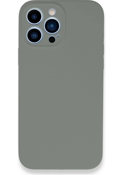 Durukar Apple, Uyumlu iPhone 13 Pro Max Kılıf Lansman Legant Silikon - Gri