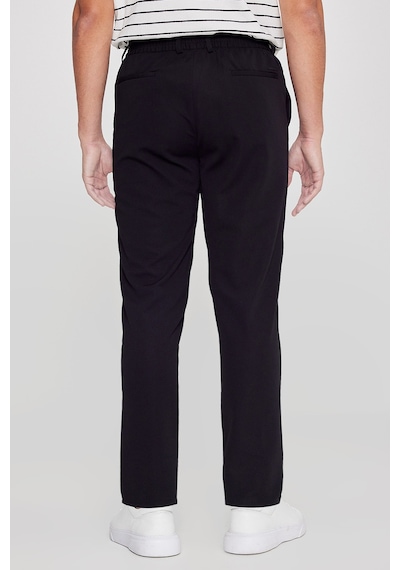 AC&Co / Altınyıldız Classics Erkek Sıyah Slim Fit Dar Kesim Beli Bağlamalı Çizgili Yan Cepli Casual Jogger Pantolon Siyah AC&Co / Altınyıldız Classics Erkek Sıyah Slim Fit Dar Kesim Beli Bağlamalı Çizgili Yan Cepli Casual Jogger Pantolon Siyah