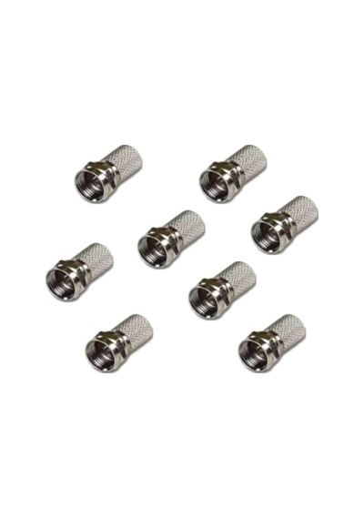 F Konnektör Rg6/u6 Geniş 100lü Paket Elektromer Uj-2010