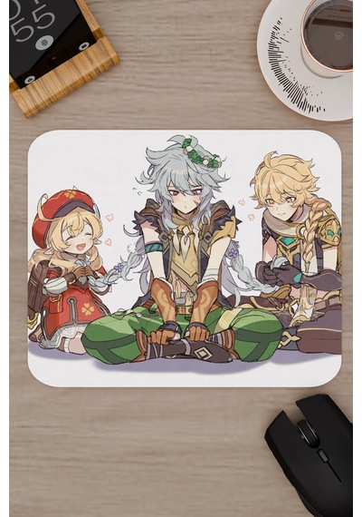 Razor Genshin Impact Anime Oyuncu V5 - 22x18 Gaming Mouse Pad Fare Altlığı