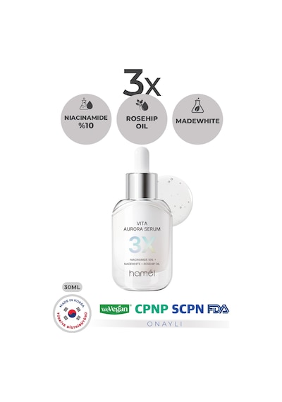 Hamel 3X Vita Aurora Leke Karşıtı Serum 30 ML