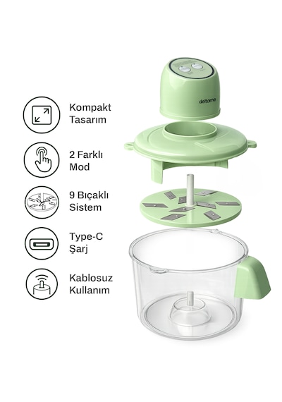 Deltome DLT-3411G 100 W Sarımsak Soyucu