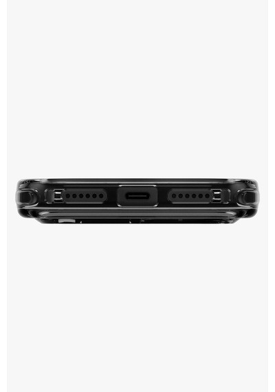 Apple iPhone Uyumlu 18 Pro Max Kılıf Swivix Dönebilen Metal Halkalı Koruyucu Premium Dayanıklı Darbe Emici Kapak Sıyah